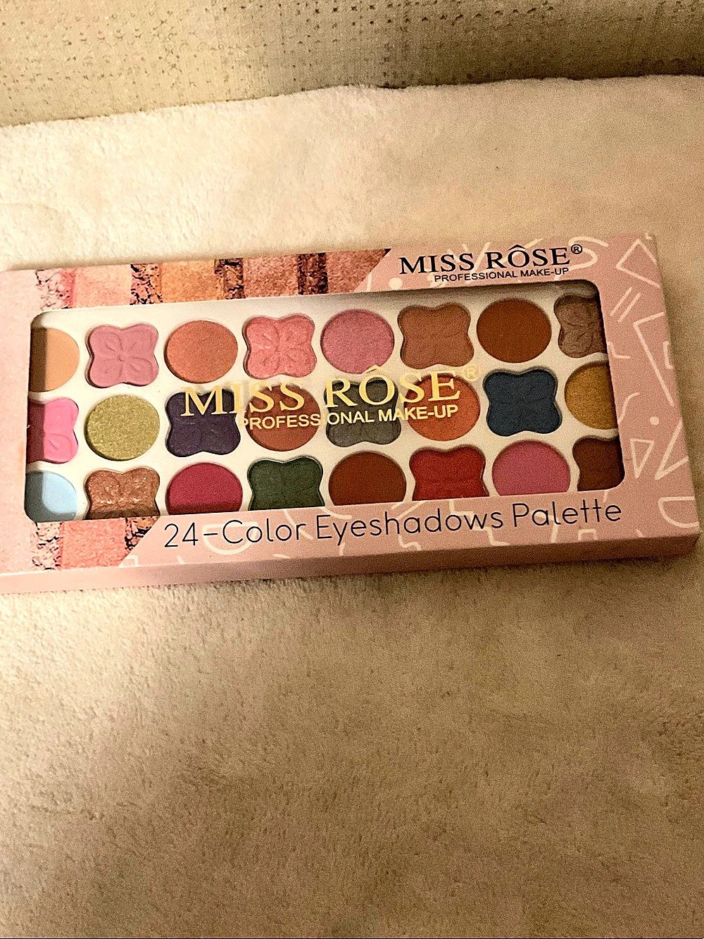 Miss Rose 24-Color Eyeshadow Palette